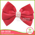 Hot sale lady red ribbon hair bows boutique